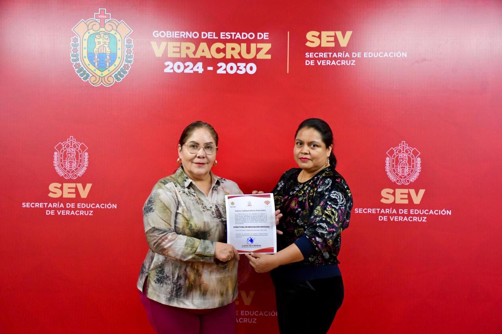 Nidia Carilú Nava Palomec asume Dirección de Educación Indígena anuncia SEV