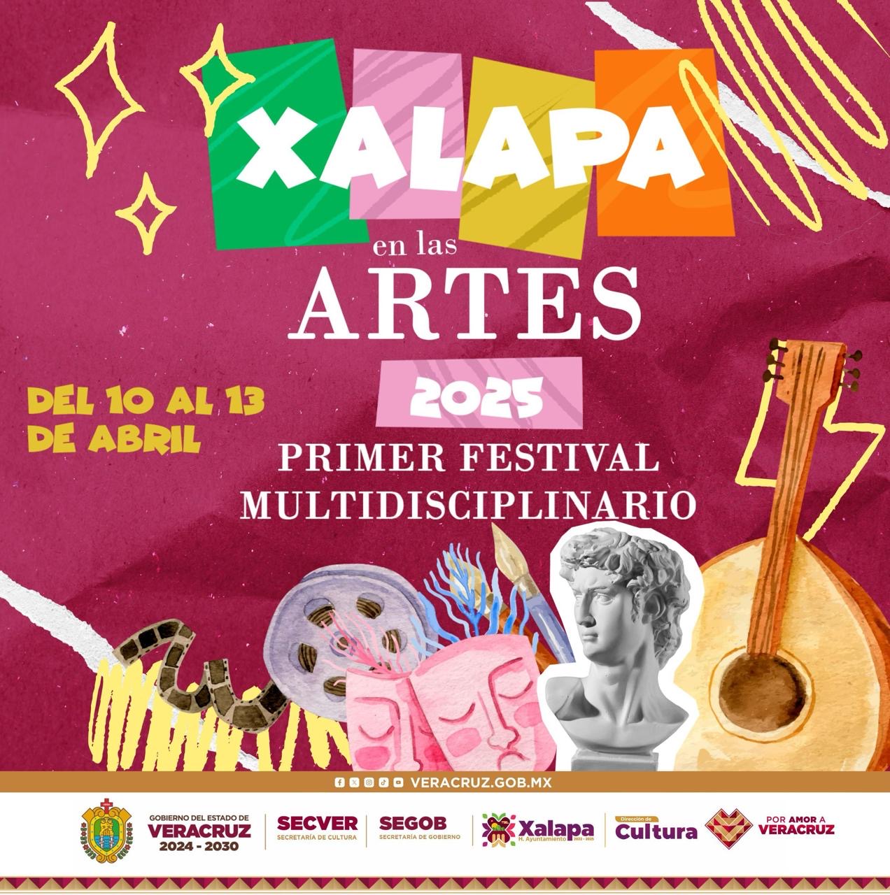 Invita SECVER al Primer Festival Multidisciplinario Xalapa en las Artes