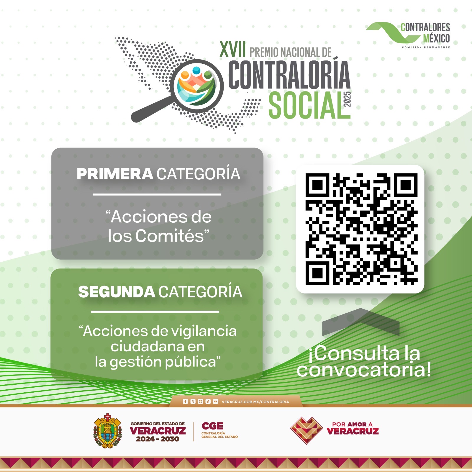 Tu vigilancia cuenta, participa en el Premio Nacional de Contraloría Social